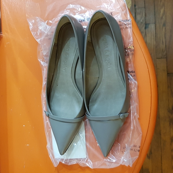 Spanish Leather Elegant Pointy Flats 36 - Picture 6 of 17